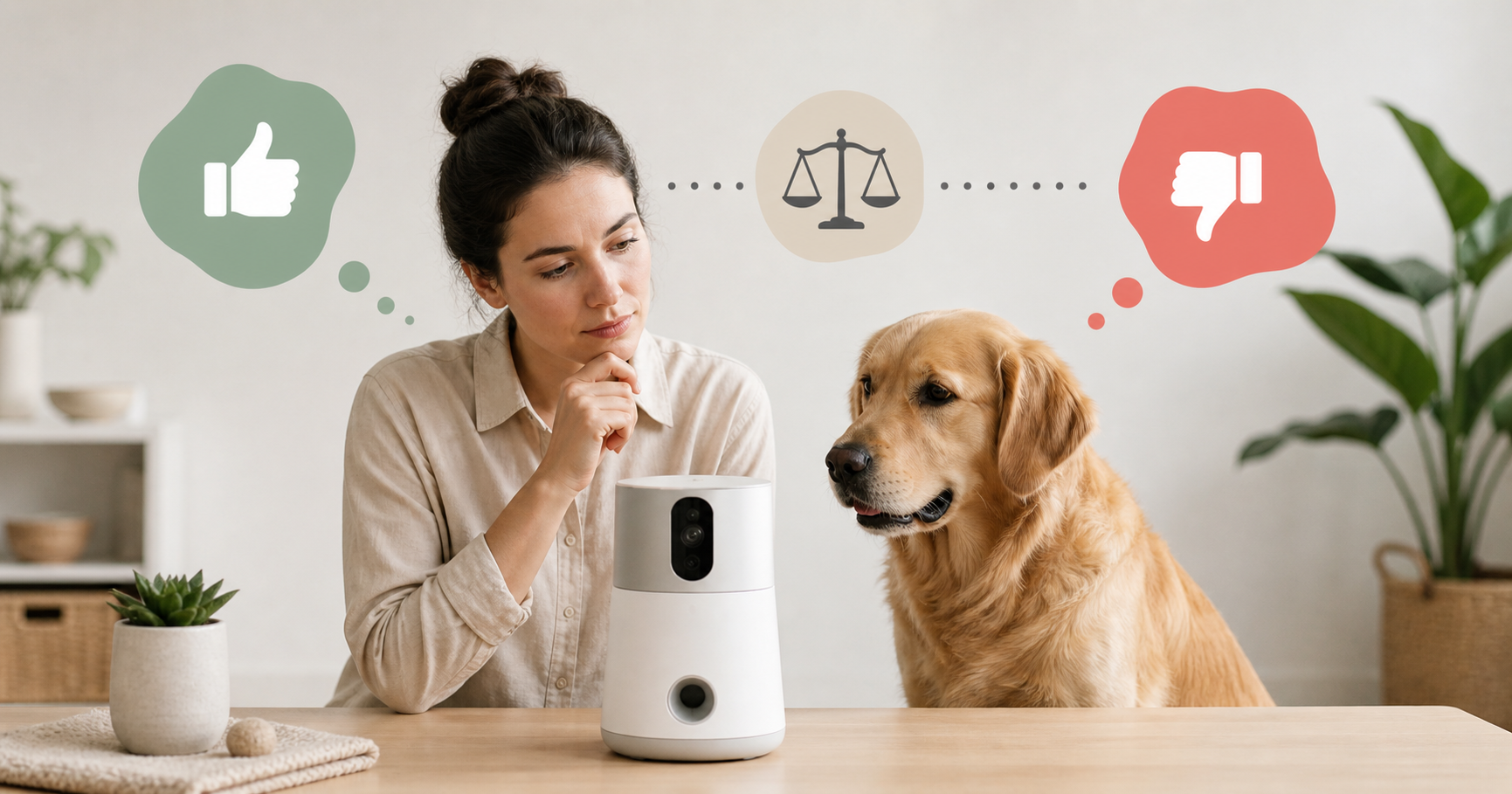 problem: Pros and cons of a smart pet device for pet owners